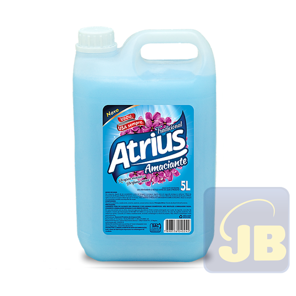 AMACIANTE DE ROUPAS 5 LT AZUL ATRIUS COD...
