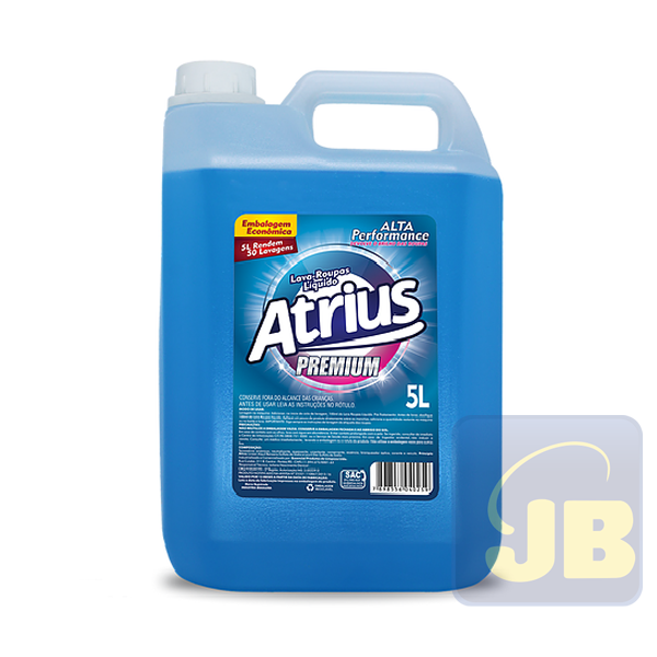 LAVA ROUPA LIQUIDO 5 LT PREMIUM ATRIUS COD . 2434