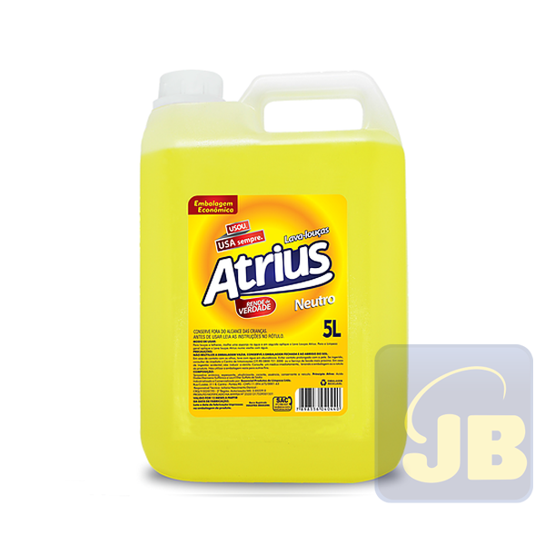DETERGENTE LIQUIDO 5 LT NEUTRO ATRIUS COD. 2437