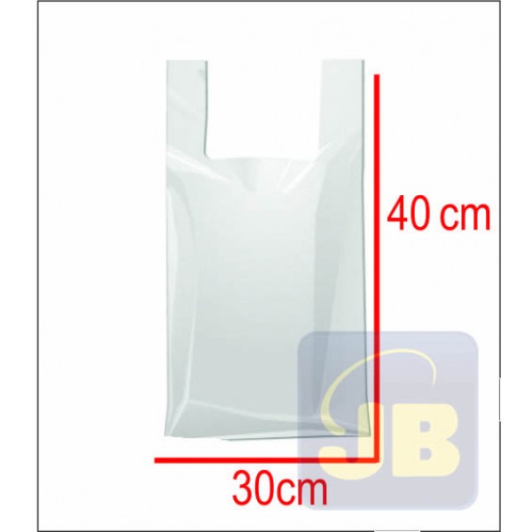 SACOLA PLASTICA 30X40 LIGHT BRANCA MB CX...