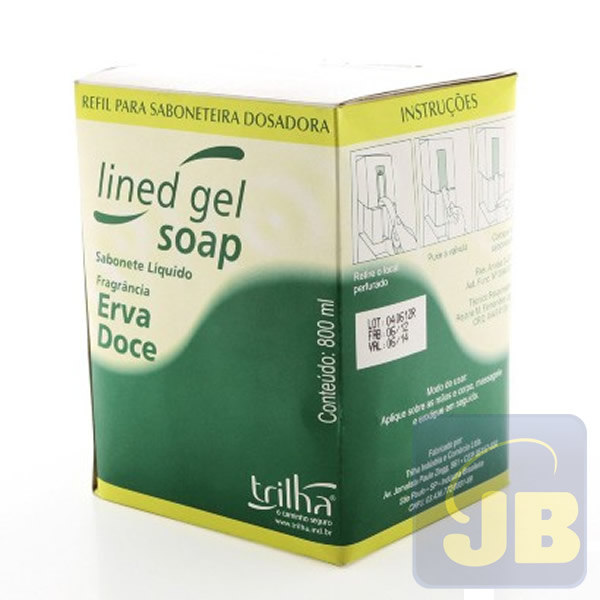 SABONETE ERVA DOCE PEROLADO REFIL 800 ML...