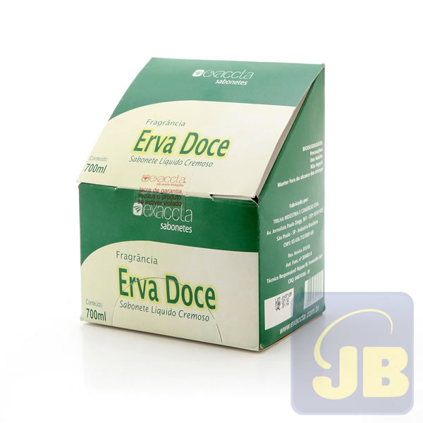 SABONETE ERVA DOCE REFIL 700 ML COD. 112...