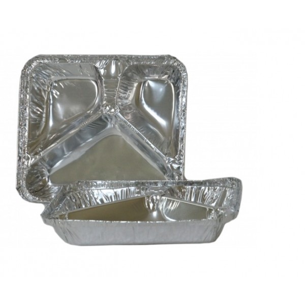 PRATO ALUMINIO 3 DIVISORIAS 1000 ML T67 ...