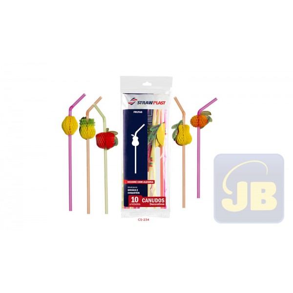 CANUDO FLEXIVEL 6 MM ARTISTICO FRUTAS ST...