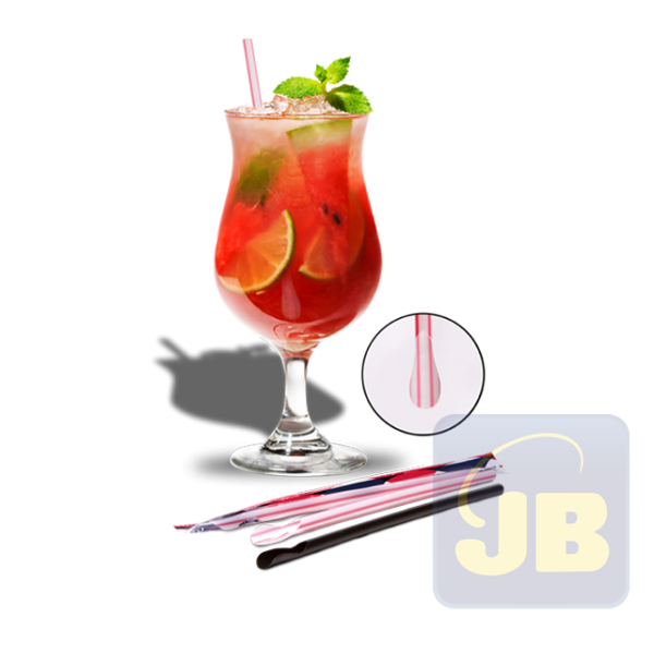 CANUDO MEXEDOR 6 MM PRETO STRAWPLAST PCT...