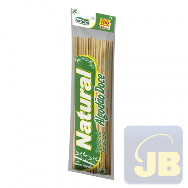 ESPETINHO DE BAMBU 40 CM ALGODAO DOCE NA...