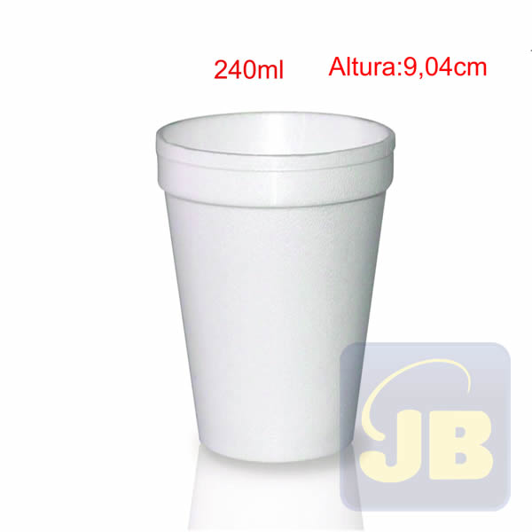 COPO TERMICO DE ISOPOR 240 ML DART PCT 2...