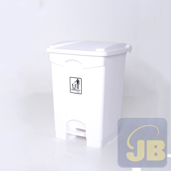 LIXEIRA PLASTICA 50 LT BRANCA COM PEDAL ...